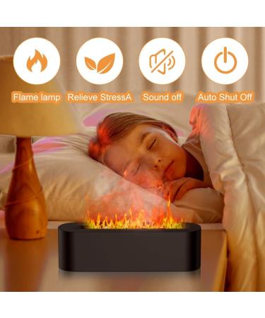 MineUp Flame Diffuser Humidifier - 180ml Aroma Diffuser with Flames Effect Light 2 Modes & Waterless Auto Shutdown for Home & Office - Buy Online on GoSupps.com