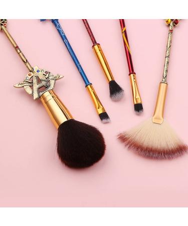 5-Part Classic Film Makeup Brush Set | Essential Brushes for Beginners & Artists | Perfect for Foundation Powder & Eyeshadow - Buy Online on GoSupps.com