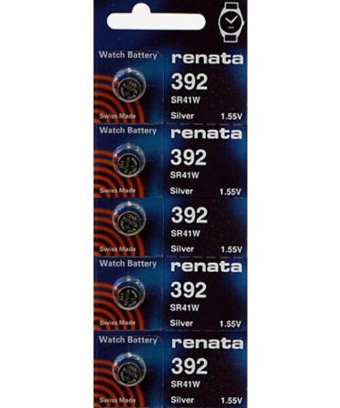 Buy Renata 392 SR41W Silver Oxide Batteries - 1.55V Watch Battery (2 Count) | International Shipping Available - Buy Online on GoSupps.com