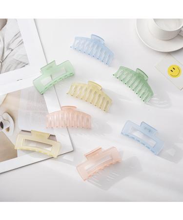 Kaition Luxurious Set: 8 Stylish Non-Slip Hair Clips for Thick Hair - 9cm Large Clips in Exquisite Gift Box (Pattern-C) - Ideal for Every Hairstyle - Buy Online on GoSupps.com