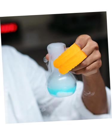 100pcs Industrial Connector Cover Finger Sleeves - Protective Gloves & Accessories - Thicken Yellow 6.5x2.5cm - Buy Online on GoSupps.com