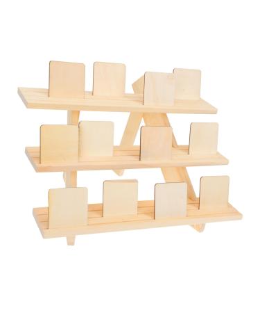 POPETPOP 1pc Nail Art Display Stand Nail Art Display Holder Makeup Gadgets Nail Art Boards Essential Oil Storage Rack Polish Display Stand Nail Showing Holder Nail Salon Accessory Log Gel