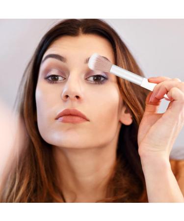 Healvian 2pcs Eye Shade Highlighter Brush Blend Makeup Brush For Eyeshadow and Liner Makeup Tools Double Head Eyeshadow Makeup - Buy Online on GoSupps.com