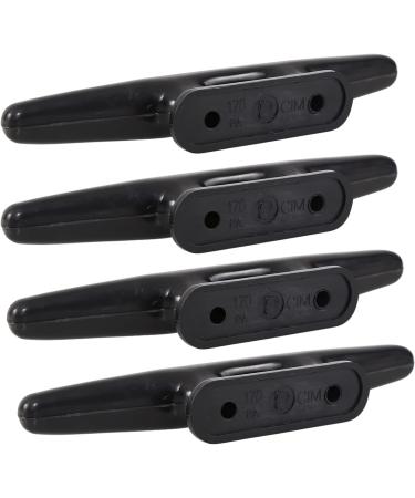 Black Nylon Boat Cleats 5 Inch - 4 Pack with Installation Screws - Buy Online on GoSupps.com