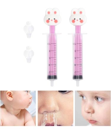 Syringe Nasal Irrigator Portable 10ml for Home Use - Pink Bunny Design - Buy Online on GoSupps.com