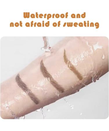 3 Pcs Cooklesa Eyebrow Natural Waterproof Eyebrow Pen with Microfine Tip 2-in-1 Dual-Ended Microblading Eyebrow Pen Two-Pronged Eyebrow Pencil (#02 Light Brown) - Buy Online on GoSupps.com