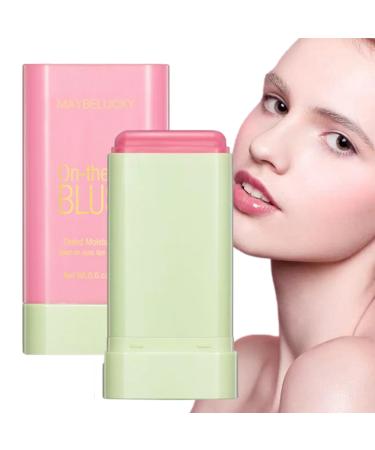 Blushes Stick Buildable Cream Blushes Multi Stick | Easy Application Long Wearing Lightweight Finishing Makeup for Eye Shadow and Lipstick Kagrote 01#
