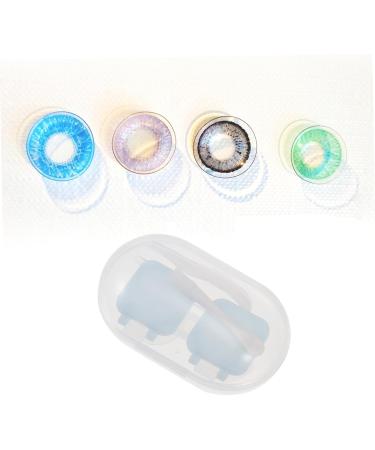 Buy SOLUSTRE 5 Sets Push Glasses Case | Contact Lens Container | Travel-Friendly PP Glasses Frame - Buy Online on GoSupps.com