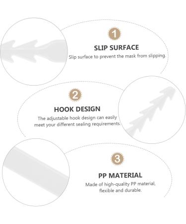 CliSpeed 40 STK Adjustable Masking Hook - Anti-Slip Handle for Mask Cables Hearing Protection & Anti-Strangulation Regulator - Buy Online on GoSupps.com