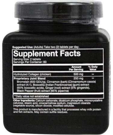 Youtheory Men's Joint Collagen - 120 Tablets | Support Joint Health and Mobility - Buy Online on GoSupps.com