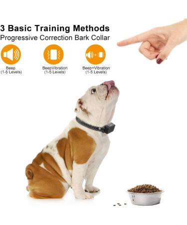 Anti Bark Collar for Dogs - Stop Barking Deterrent Device for Large, Medium, Small Dogs - Waterproof & Rechargeable - 2 Modes Beep & Vibration - No Shock - Buy Online on GoSupps.com