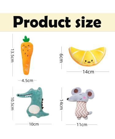 Buy Cezkfh Catnip Toys - 4 Pack Valerian Cat Chew Pillows for Scratching & Play - Perfect for Cats - Buy Online on GoSupps.com