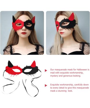 POPETPOP the mask masquerade mask party mask women masks for women mardi gras mask for women party masks for adults masquerade party fox mask venetian mask Venice men and women fun - Buy Online on GoSupps.com