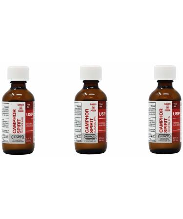 Humco Camphor Spirits 2 Ounce - Pack of 3