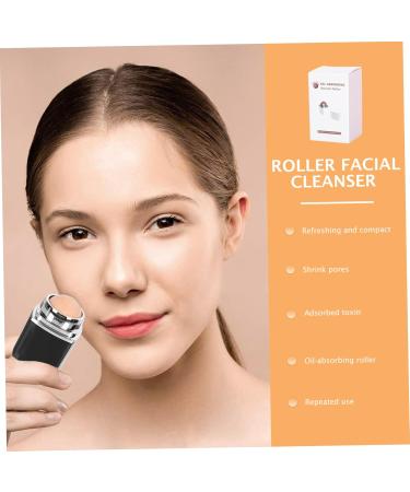 BIUDECO 1pc Facial Oil Absorbing Ball Facial Oil Cleaning Roller Face Massager Oil Control Beauty Instrument Black 1 count (Pack of 1) - Buy Online on GoSupps.com