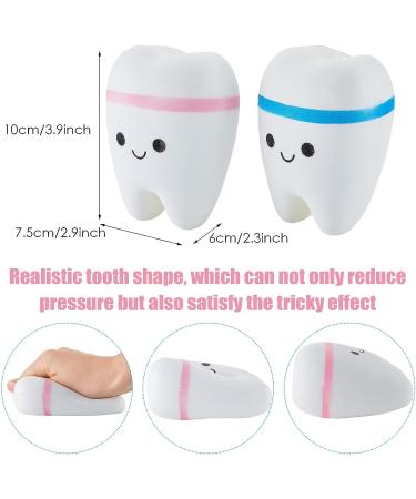Jumbo Squishy Tooth Set - Anxiety Relief Toy for Dental Assistants & Adults - Buy Online on GoSupps.com