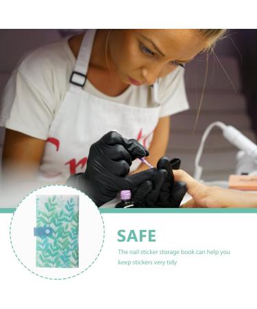 minkissy Nail Art Sticker Storage Album Collecting Album Nail Stickers Empty Storage Showing Holder Organizer for Nail Salon Women Girls Supplies Style 1 - Buy Online on GoSupps.com