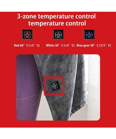 Yusheng Electric Flannel Blanket - Quick Heating Portable Antistatic Winter Blanket for Home Office Travel & Camping - Buy Online on GoSupps.com