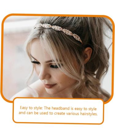 MAGICLULU hair accessories trend grace Metal European and American headband Fashion woman Rhinestones Headband Glitter Headband For Women's Hair crystal headgear scarf - Buy Online on GoSupps.com