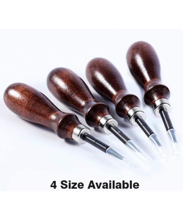 WUTA 4pc Leather Edge Bevelers Set - High Carbon Steel Skiving Tools for Keen Edge Cutting in Leathercraft (0.8mm+1mm+1.2mm+1.4mm) - Buy Online on GoSupps.com