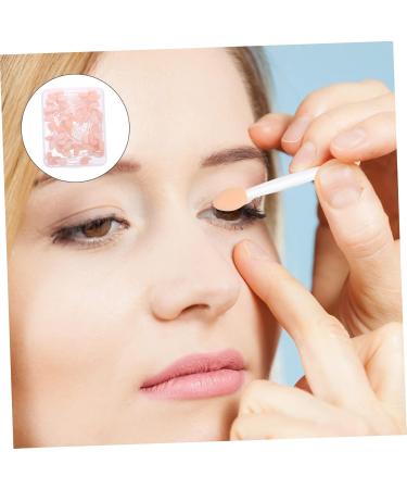 Angoily 50pcs Dual-headed Eyeshadow Shadow Stick Convenient Eye Latex Practical Tools Plastic Makeup Sticks - Buy Online on GoSupps.com