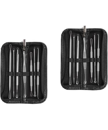 HAPINARY 14 Pcs Extractor Tools Blackhead Extractor Blackhead Removal Tool Comedone Extractor Silver - Buy Online on GoSupps.com