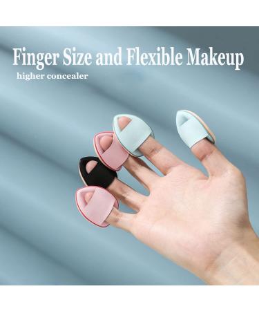 SALOCY Finger Puff 25 Pcs Mini Makeup Sponge Puff for Foundation & Concealer - Beauty Makeup Tools - Buy Online on GoSupps.com