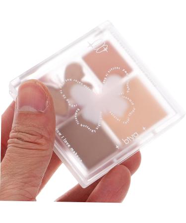 IWOWHERO Eyeshadow Glitter Eye Shadow Palette Plastic Pink Eyeshadow Case Eyeshadow Tray - Buy Online on GoSupps.com