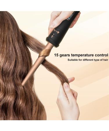 Hair Curling Iron Set - 5 in 1 Professional Curling Wand with 3 Barrel Crimper Fast Heating & Ceramic Long Barrel Includes Heat Protective Glove & Clips - International Shipping Available - Buy Online on GoSupps.com