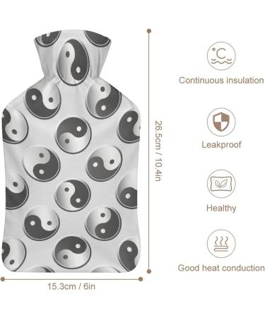 Tai Chi Hot Water Bottle with Plush Cover | Hand Warmer for Adults & Children | 26.5x15.3cm - International Shipping Available - Buy Online on GoSupps.com