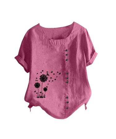 Genetic women shirt short arm v/o neckline top summer basic shirt printed women t-shirt women summer tops women tshirt white elegant top with excerpt women cotton hot pink 3xl