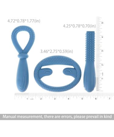 Sensory Chew Toys for Kids with ADHD and Autism - Silicone Teething Tool for Biting Needs - Chewelry for Children-LightSkyBlue - Buy Online on GoSupps.com