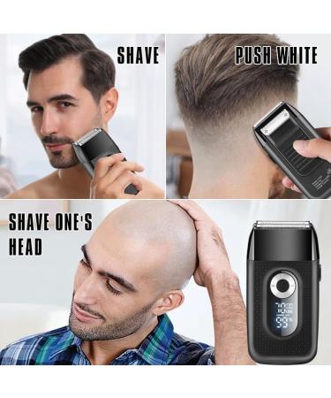 Buy Professional Electric Razors for Men | Rechargeable Shaver with LCD Display - Portable & Multifunctional Beard Trimmer - Buy Online on GoSupps.com