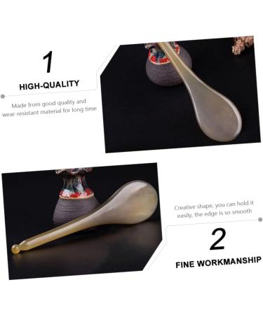 Beaupretty 2 pcs Yak Skull Gua Sha Massage Board - Facial & Body Scraping Plate Massager | Premium Ox Horn 13x3.5cm | International Shipping - Buy Online on GoSupps.com