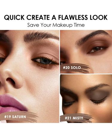 FOCALLURE 3 Pcs Shimmer Eyeshadow Stick Set - High Pigment, Waterproof, Crease-Proof Makeup (Oh So Nude) - Buy Online on GoSupps.com