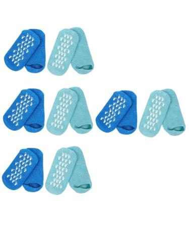 DOITOOL 8 Pairs Gel Socks Mothers Day Socks Moisturizing Foot Covers Spa Socks My Cart Items Essential Oil Socks Womens Socks Feet Care Socks Heel Socks Women's Vegetable Gel Soft