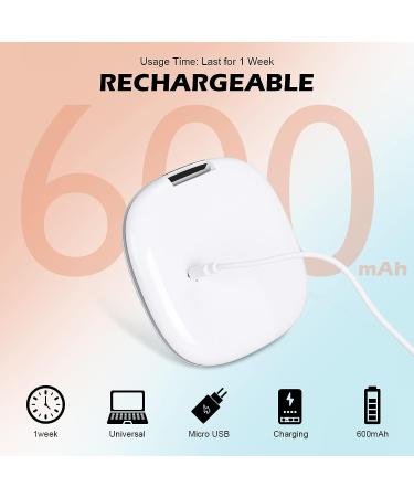 TIMCHASER Magnifying Travel Makeup Mirror - 1X/10X Magnification, Dimmable Compact Mirror with 2-Sided Illumination, USB Rechargeable - Portable for Handbag, Purse, Pocket - Buy Online on GoSupps.com