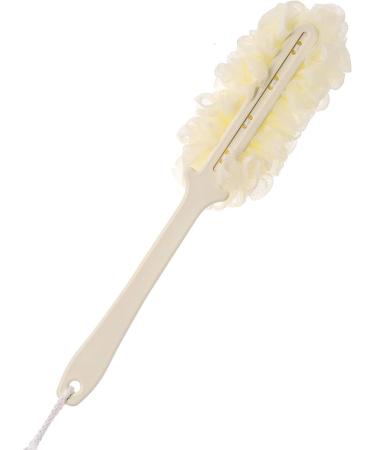 Long Handle Back Scrubber - Soft Nylon Mesh Bath Brush for Exfoliating, Men and Women - Shower Back Loofah Cleaner - Buy Online on GoSupps.com