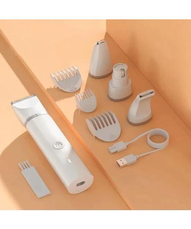 Petstyle Pro 4 Different Blades Lettuce Pets Grooming Set Pet Style 4 Different Blades 4 in 1 Cordless Electric Trimmer Dog Grooming Kit Low Noise Pet Clippers for Dog Grooming Paws Eyes Nails (White) - Buy Online on GoSupps.com