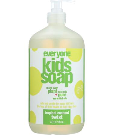 EO Products Everyone Soap for Every Kid Tropical Coconut Twist 32 fl oz (946 ml)