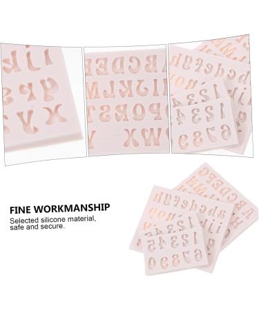 OUNONA 12 Pcs Silicone Cake Mold Iced Coffee Sleeve Cookie Cutters Gummy Sugar Moulds Silicone Letter Moulds Silicone Fondant Molds Silicone Molds Baking Supplies Tool Silica Gel Candy 12X10X1CMx3pcs - Buy Online on GoSupps.com