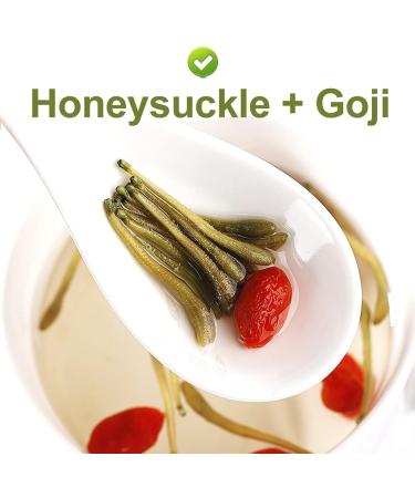 PlantGift Honeysuckle Tea 40G/1.41oz Wild Lonicera Japonica Loose Herbal Tea Dried Flower 100% Natural Jin Yin Hua Dried Honeysuckle - Buy Online on GoSupps.com