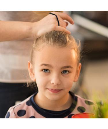 260 PCS Black Hair Ties Set for Women & Men - Premium Elastic Ponytail Holders for Thick Hair - 120PCS 4mm & 140PCS 3mm Hair Bands - Buy Online on GoSupps.com