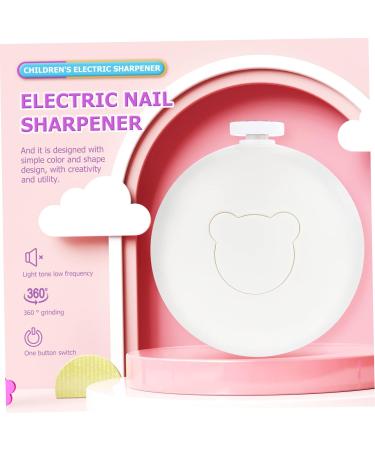 SHOWERORO 1 Set Nail Grinder Pedicure Tool Safe Nail Polishing Accessory Safe Adults Nail Kit Electric Nail Sharpener Manicure Kit Nail Polishing Tool Electric Nail Trimmer 7X7X3CM White - Buy Online on GoSupps.com