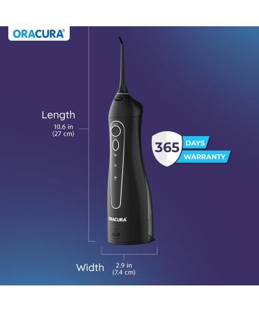 ORACURA Water Dental Flosser - Portable Rechargeable Oral Irrigator | IPX7 Waterproof | 3 Modes & 150ml Tank for Home & Travel | Ideal for Gum & Braces Care - Buy Now - Buy Online on GoSupps.com