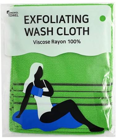 Songwol Towel Korean Exfoliating Scrub Bath Mitten 20pcs - Green 5x6.3 Inch (Pack of 20) - Buy Online on GoSupps.com