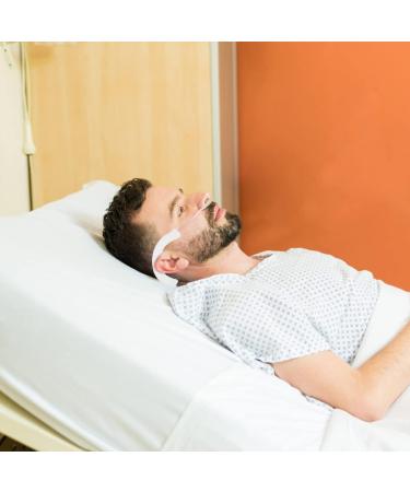 Oxygen Mask Nasal Cannula with Ear Cushions - 1 Pair, White | for Oxygen Tubing Glasses, Nursing Supplies - Buy Online on GoSupps.com