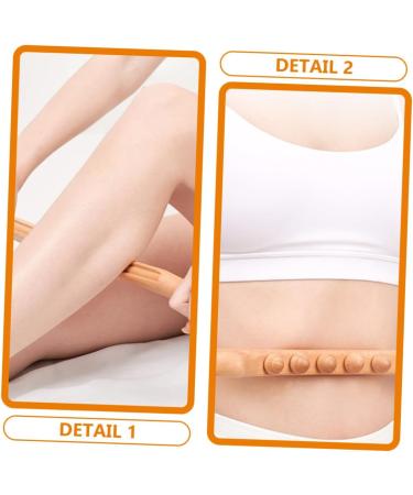 Hapinary Massage Tools | Gua Sha Trigger Stick for Back & Foot | Chinese Lipstick Massage & Wood Stick for Trigger Points - Buy Online on GoSupps.com