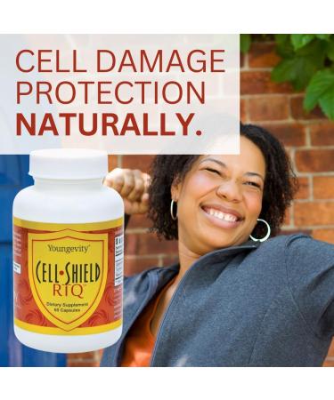 Youngevity Cell Shield RTQ | Powerful Antioxidant Support | Reservatrol | 60 Capsules - (4 Pack) - Buy Online on GoSupps.com