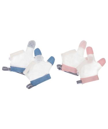 COHEALI Infant Mittens Tools Tools Tools Tools Infant Stop 2 Pairs No Scratch Thumb Protector Stop Thumb Sucking Gloves Anti-Scratch Infant Gloves Anti-Sucking Gloves Thumb Guard